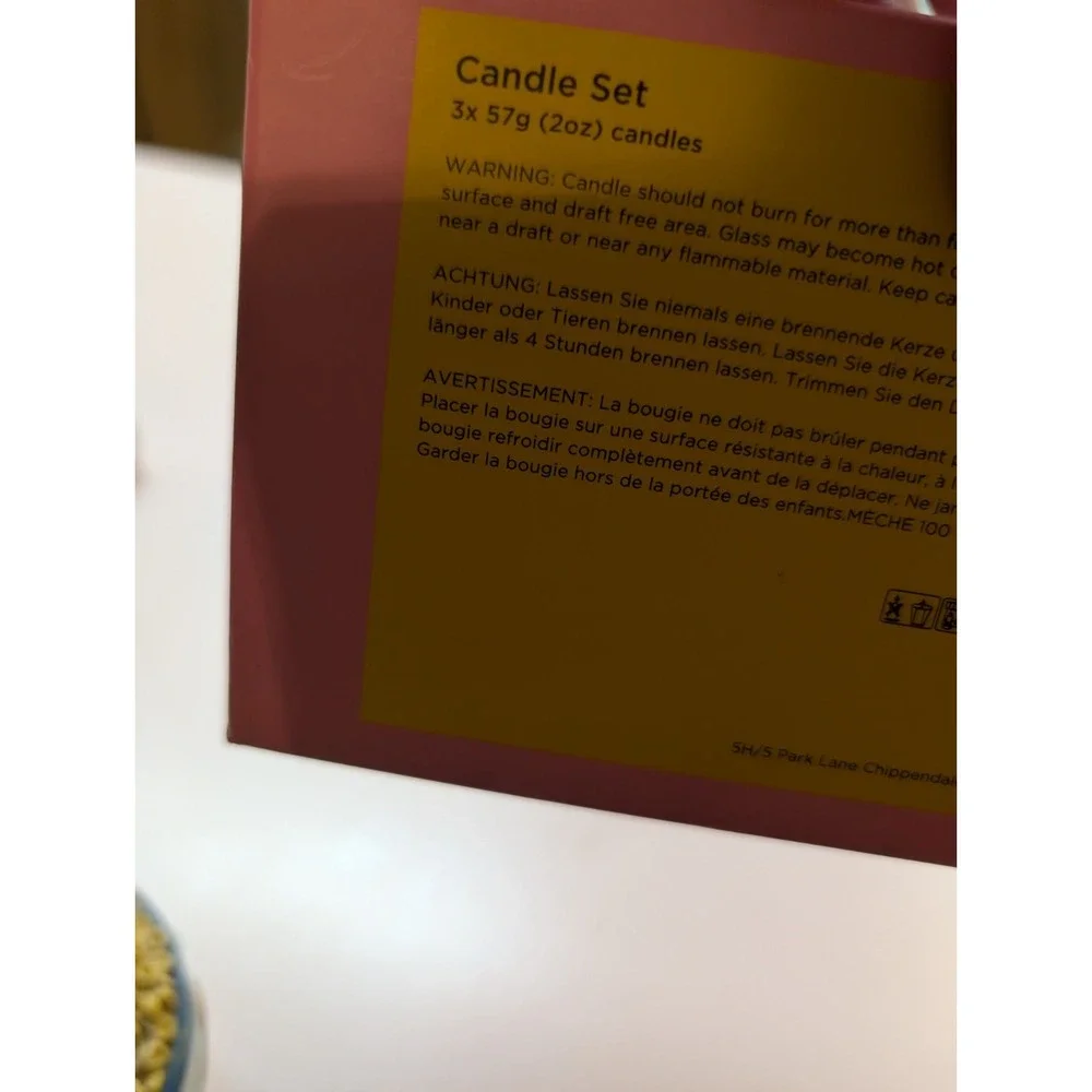 NORTH MUSE Esoteric Gift Set Of 3 Candles 2oz Soy Wax Lily Lavender Jasmine Lot
